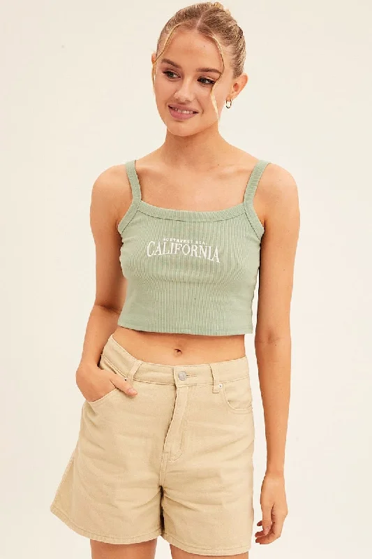 green-crop-singlet-sleeveless-rib-embroidered-jc1171-84wb