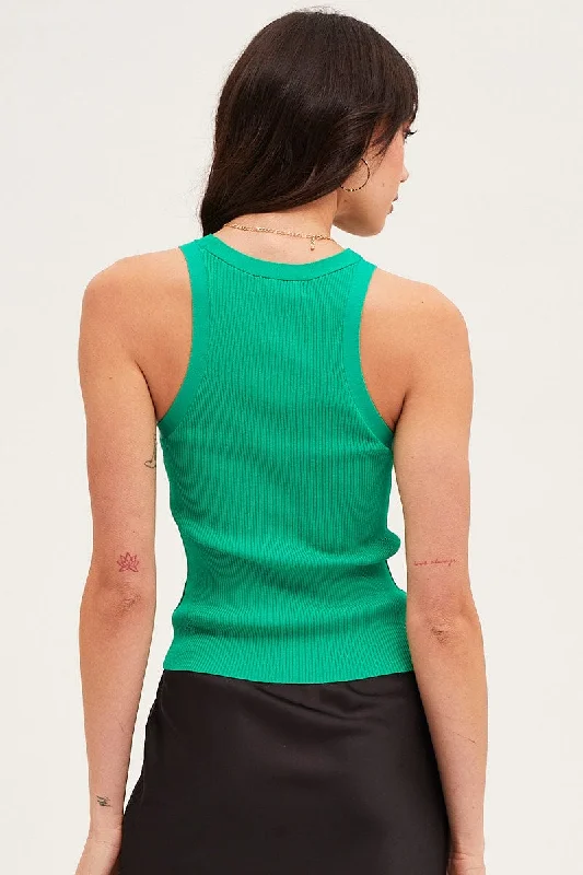 green-round-neck-rib-knit-tank-top-kn1574-40j