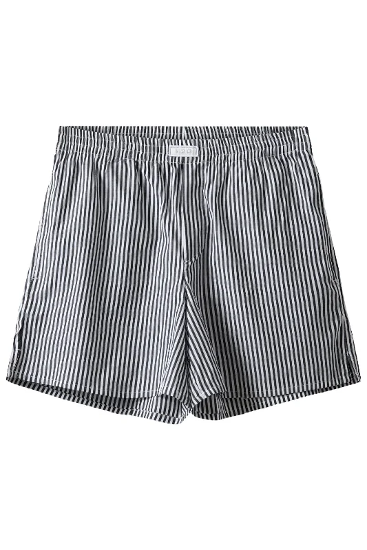 H2O - Rønne Essential Pajamas Shorts - 7081 Black/White Stripe