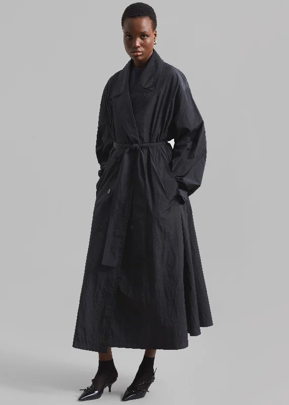 Jude Trench Coat - Black