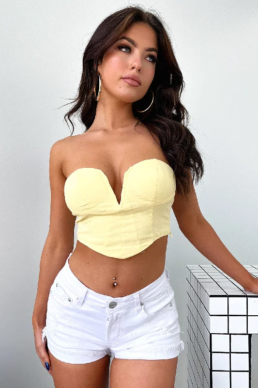 Kandice Bustier - Yellow