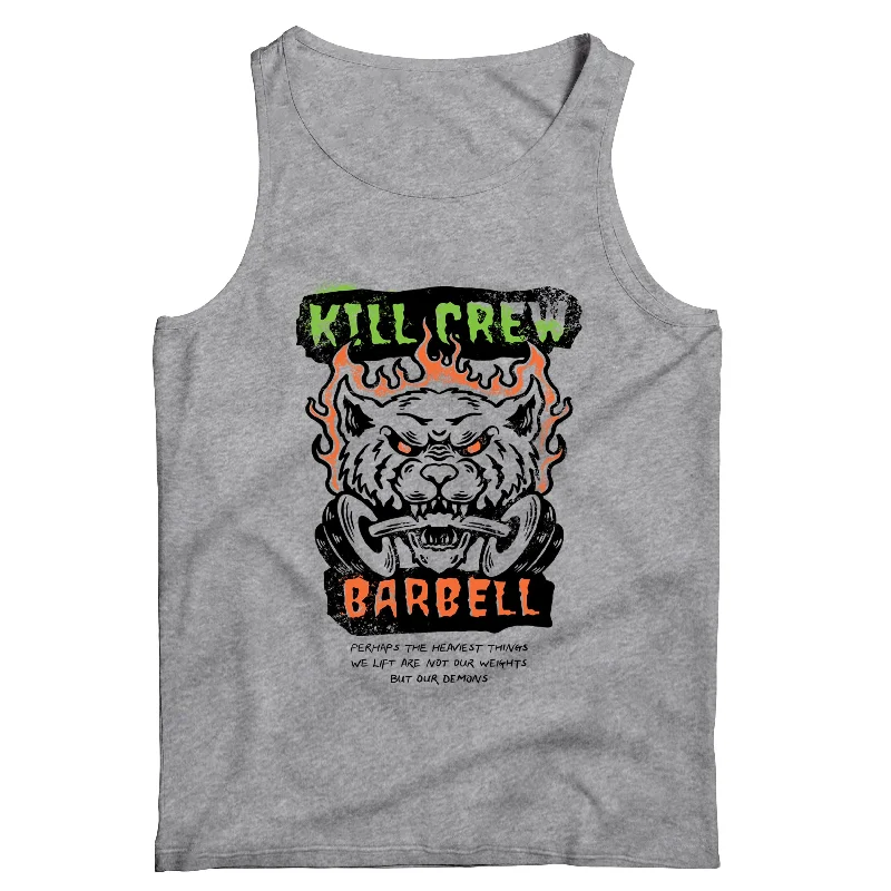 KILL CREW BARBELL TANK TOP - GREY