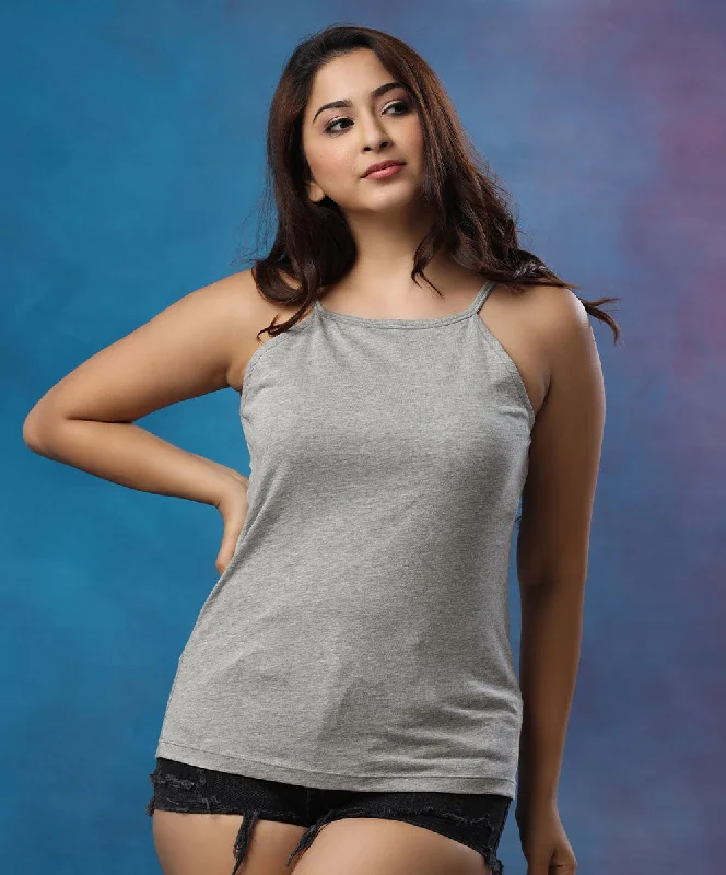 Light Grey Cami Knit Tank Tshirt