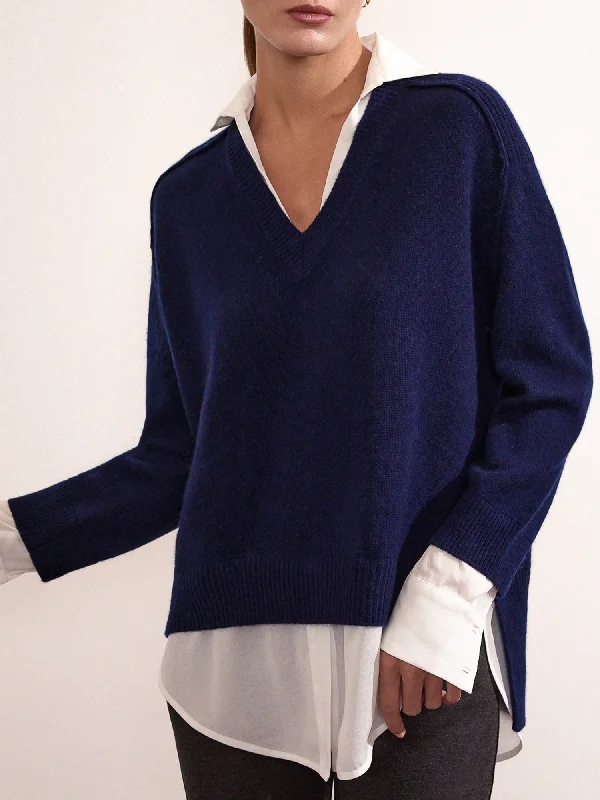 looker-layered-v-neck-sweater-navy