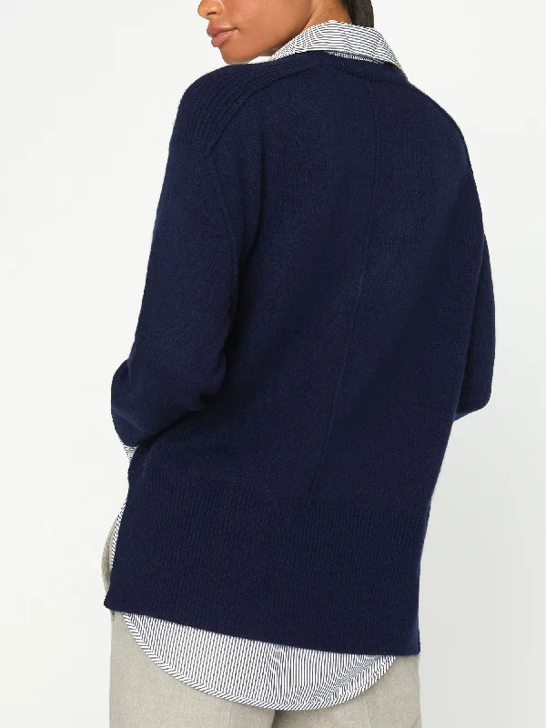 looker-layered-vneck-sweater-navy-stripe