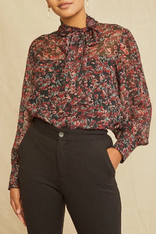 Lorenza Nouveau Silk Blouse - ReAmour