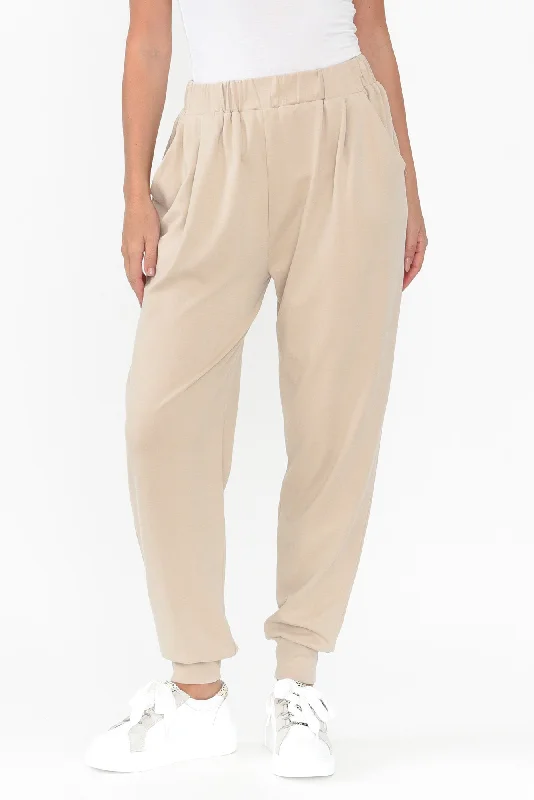 Lune Beige Everyday Pants