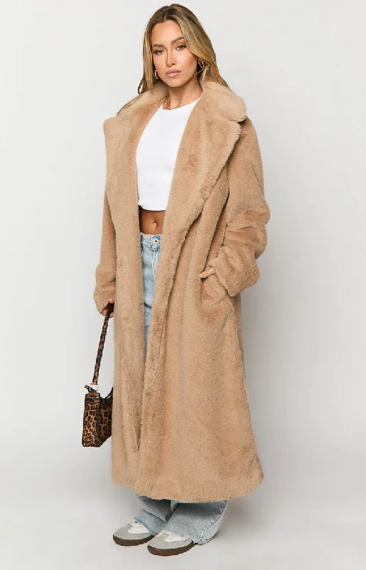 lyrae-brown-full-length-faux-fur-coat