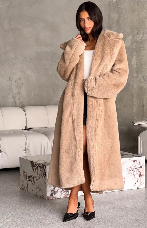 lyrae-brown-full-length-faux-fur-coat