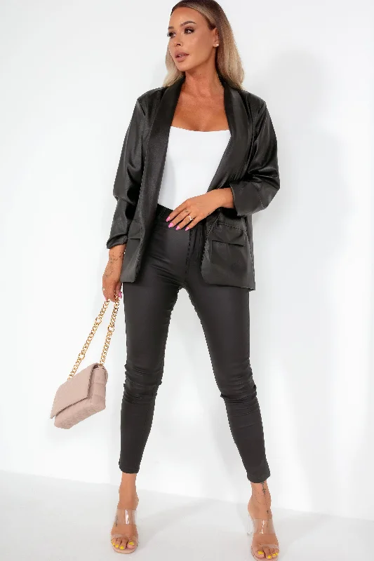 maria-black-faux-leather-blazer