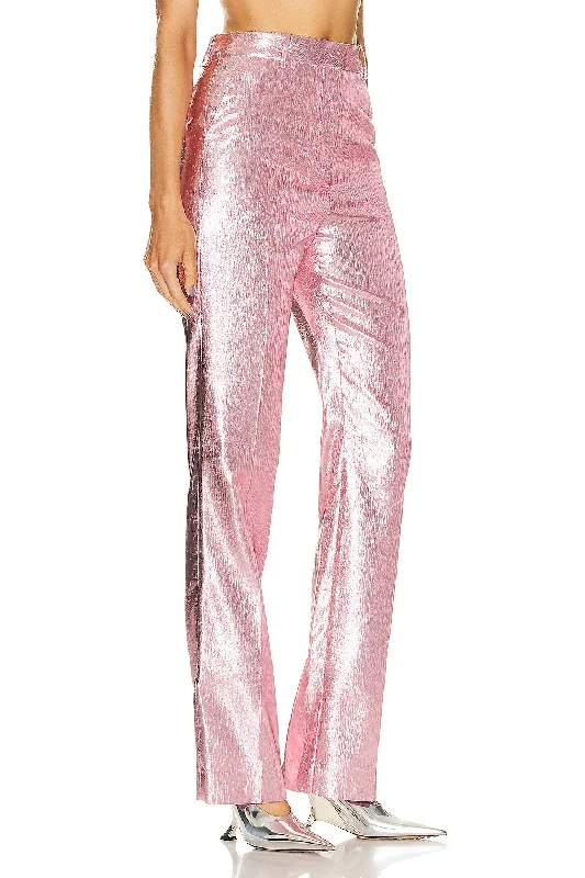 metallic-straight-pant