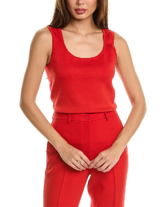 Michael Kors Collection Supe Interlock Silk Tank