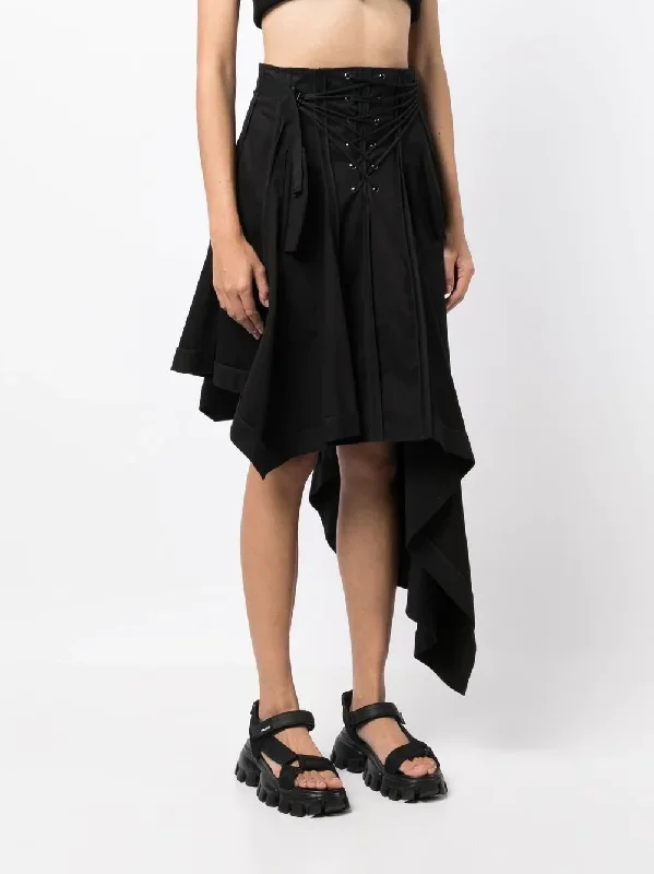 monse-laced-up-asymmetrical-hem-skirt-600035280blk