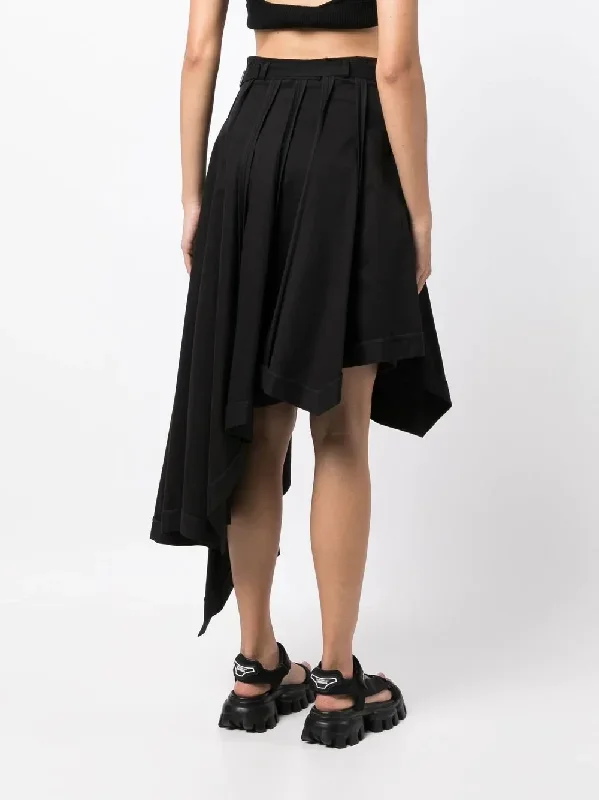 monse-laced-up-asymmetrical-hem-skirt-600035280blk