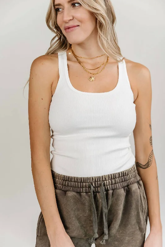 Most Wanted Tank Top In White