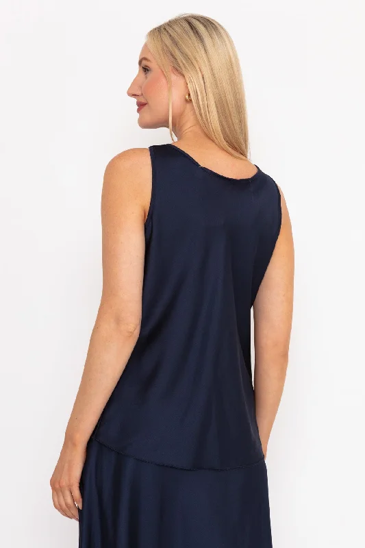 navy-sateen-cowl-neck-top