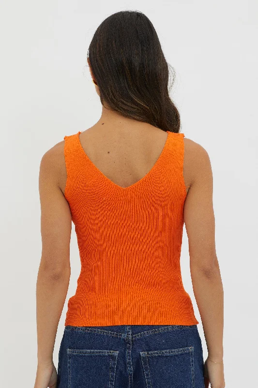 off-duty-v-neck-ribbed-knit-top-orange