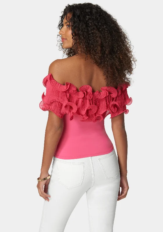 off-shoulder-ruffle-top-raspberry-sorbet