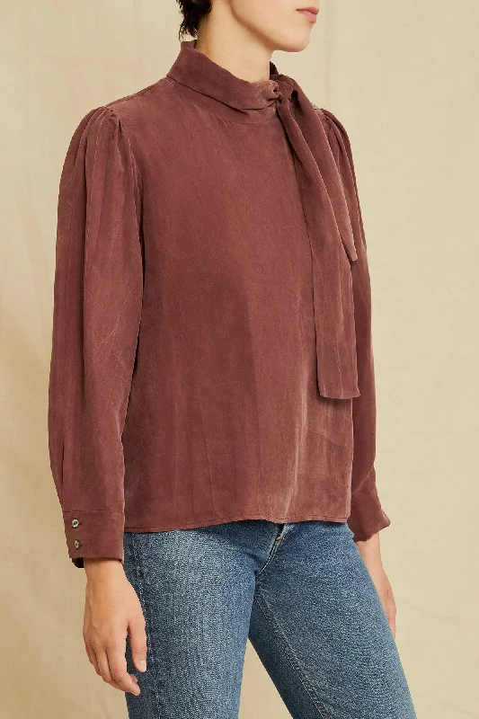 olivet-cottonseed-cupro-blouse-mocha-resale