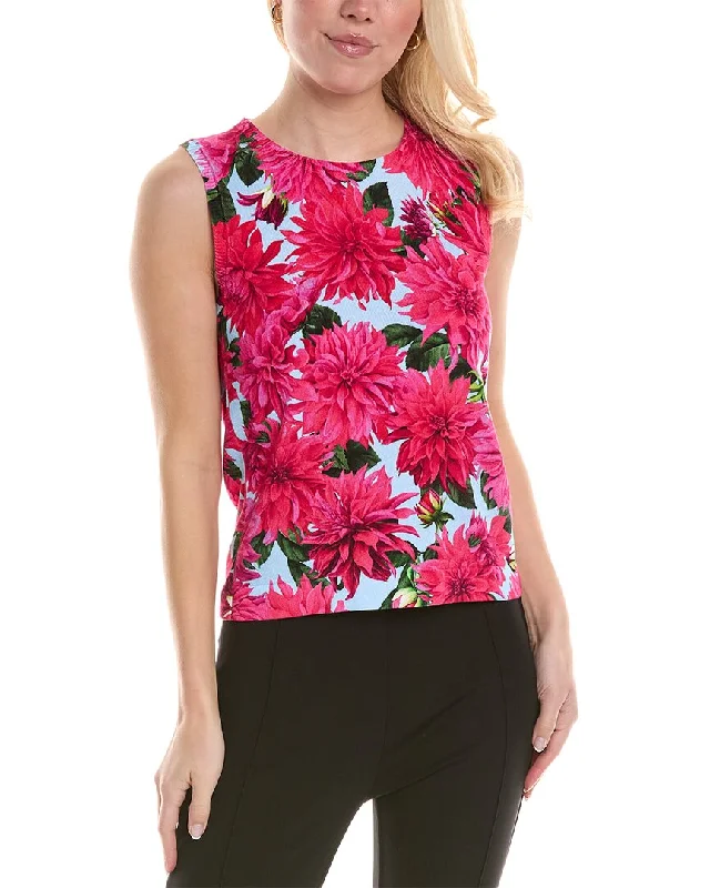 Oscar de la Renta Dahlia Tank