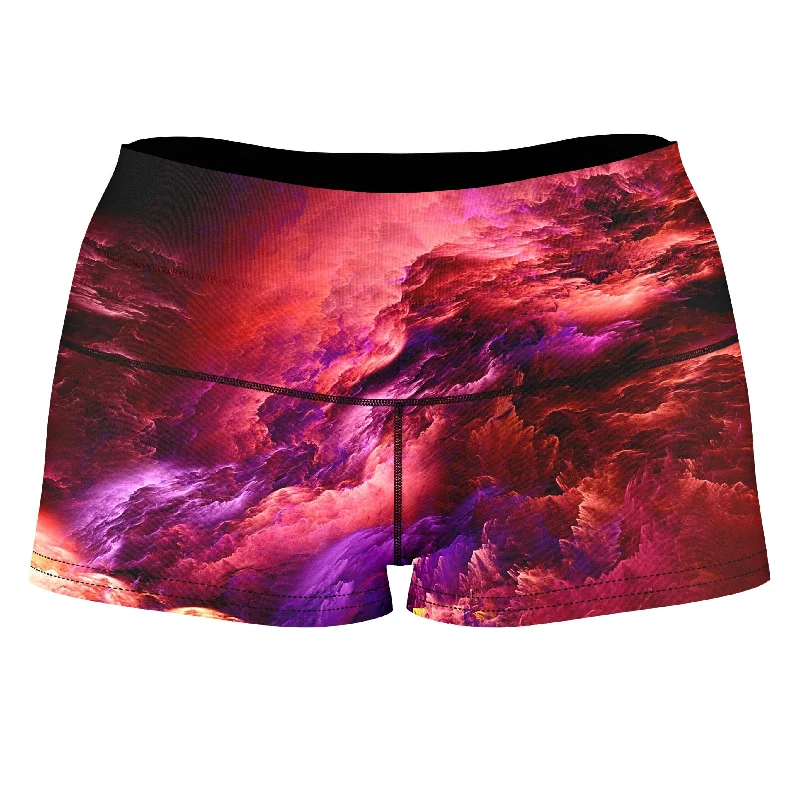 Peter's Paradise High-Waisted Women's Shorts