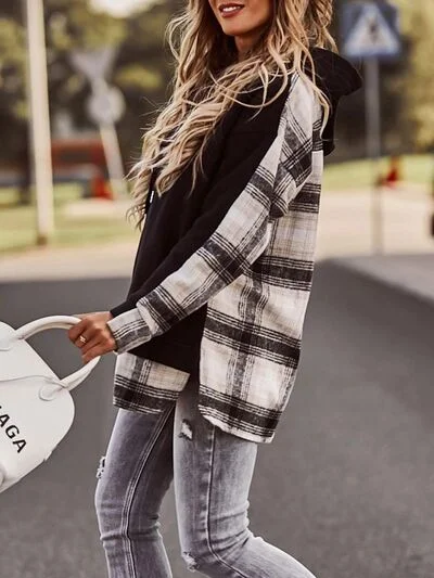 plaid-drawstring-dropped-shoulder-hoodie-1