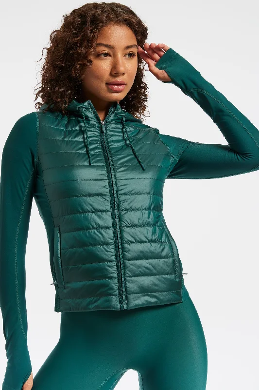 pro-fleece-mix-puffer-full-zip-jacket-green