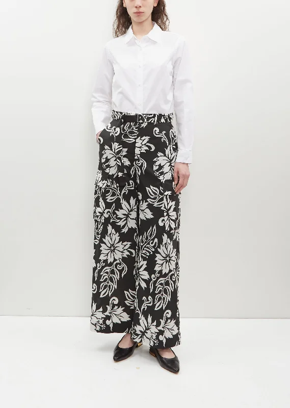 Floral Print Pants