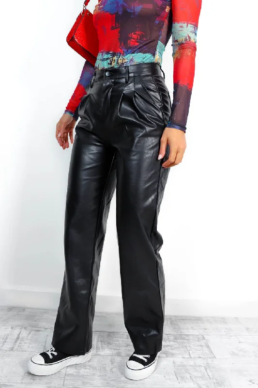 pu-soon-black-wide-leg-leather-trousers