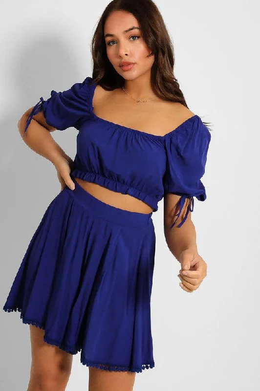 puff-sleeve-crop-top-and-pleated-shorts-set