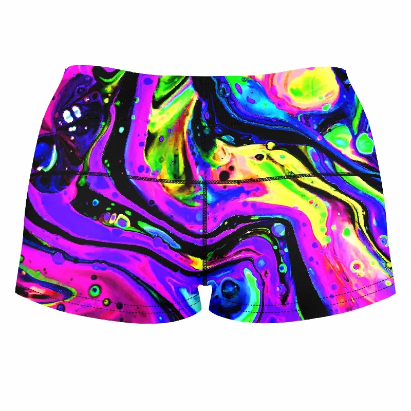 purple-funk-high-waisted-womens-shorts