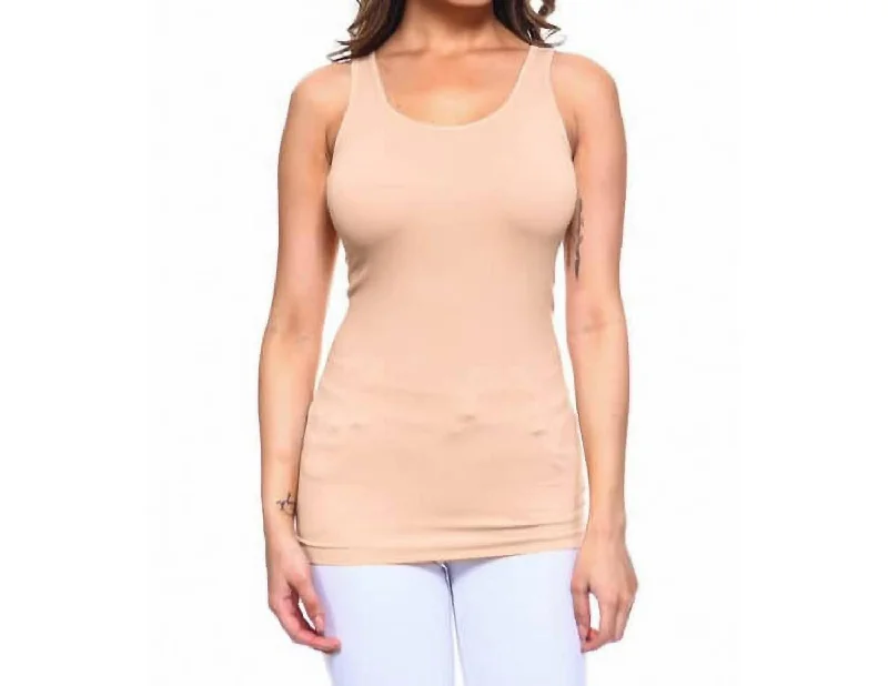 Reversible Tank In Nude