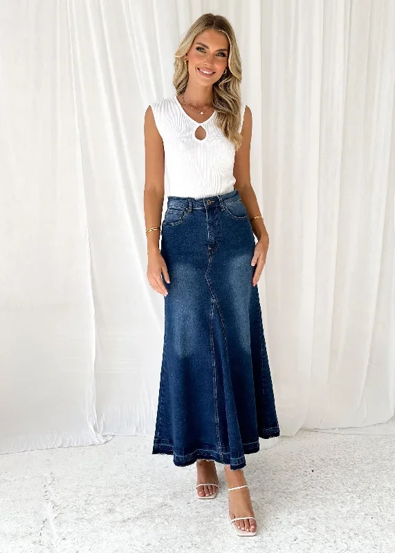 roapla-stretch-denim-midi-skirt-dark-blue