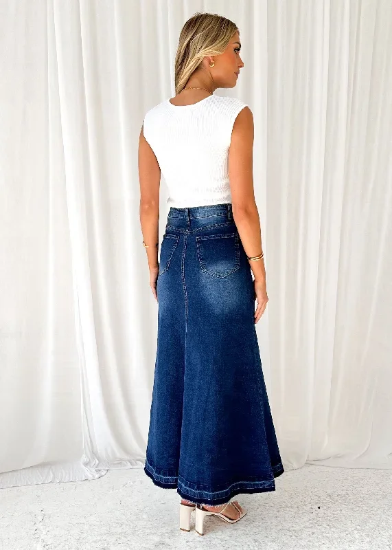 roapla-stretch-denim-midi-skirt-dark-blue