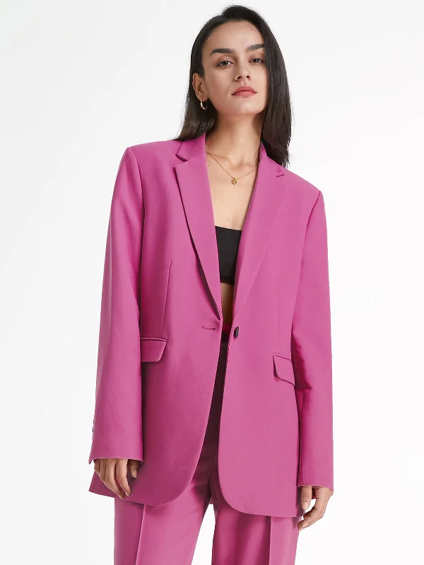 Solid Colored Essential Blazer