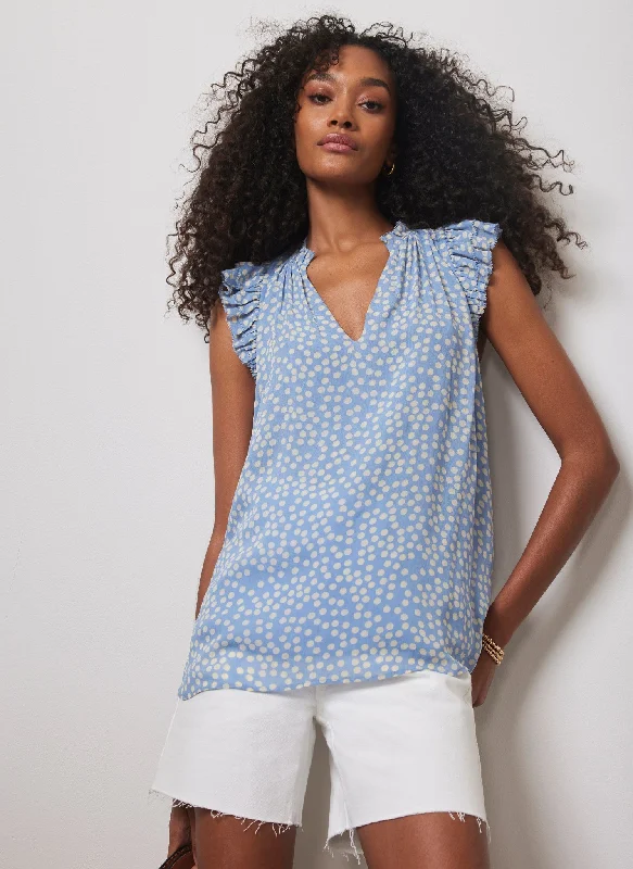 spot-print-s-s-ruffle-blouse