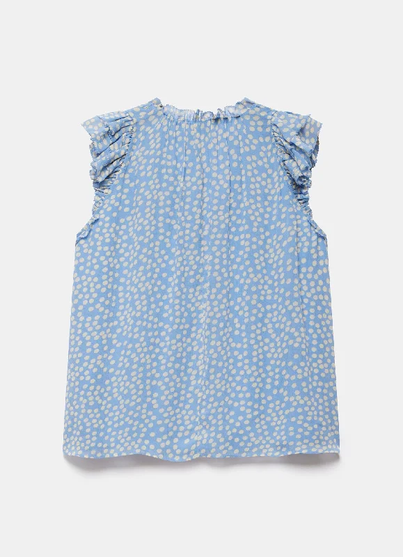 spot-print-s-s-ruffle-blouse