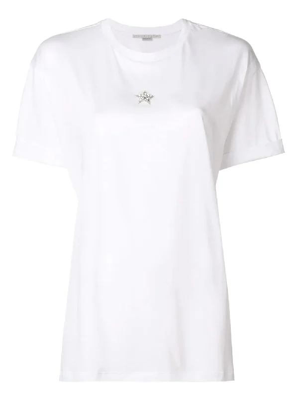 Crystal Mini Star Emb Tee