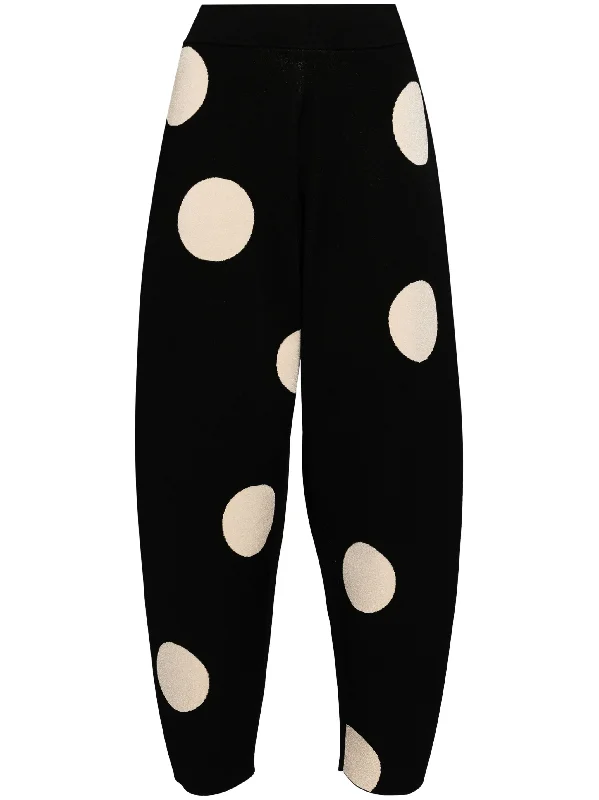 Polka Dots Knit Pants