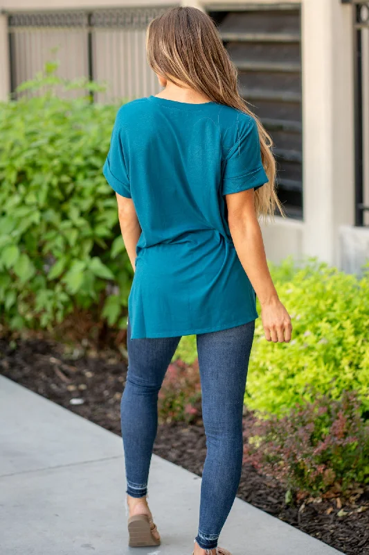 super-soft-tee-high-low-hem-v-neck-top-teal