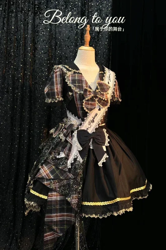 sweet-lolita-skirt-two-piece-set-stage-singing-suit