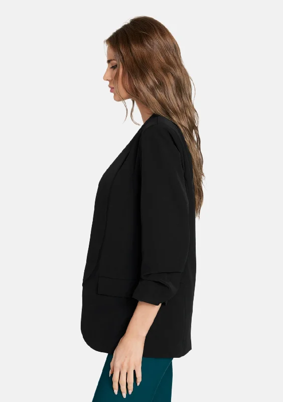 tall-katherine-3-4-sleeve-blazer-black