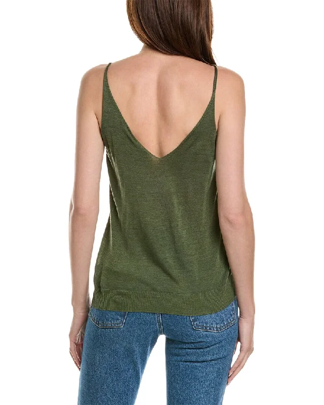 theory-double-v-silk-tank-top