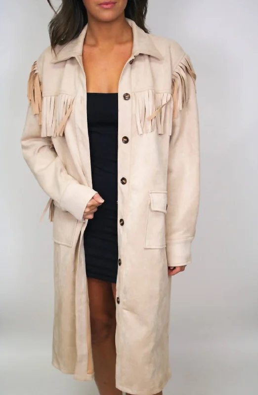 Trudy Coat in Tan