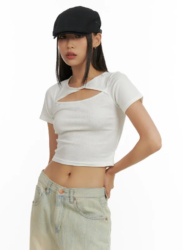 Twist Crop Top CU414