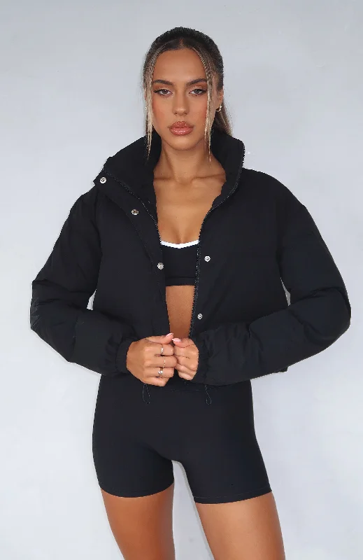 Under Control Puffer Jacket Black