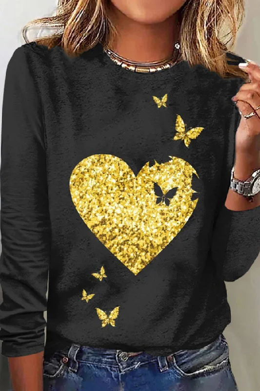 valentines-day-printed-round-neck-long-sleeve-top