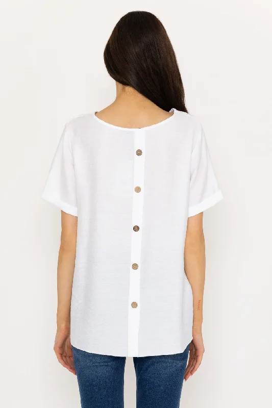 white-button-back-linen-like-top