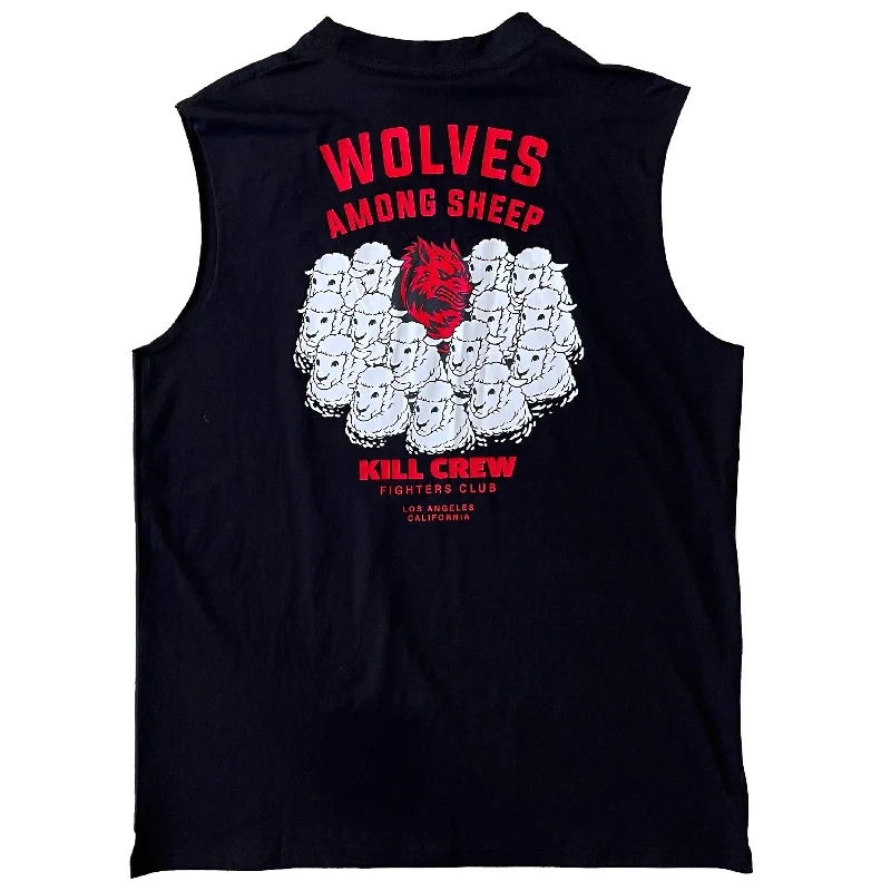 WOLVES AMONG SHEEP CUTOFF - BLACK