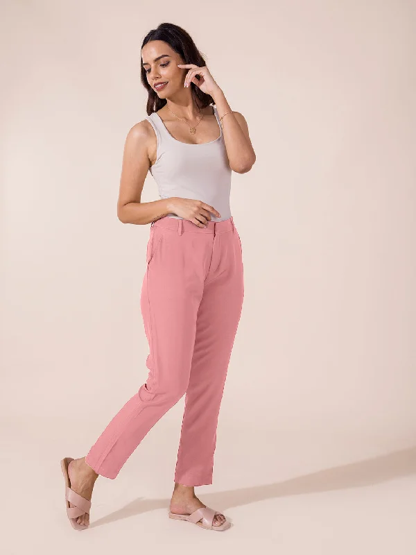 women-rusty-pink-crepe-pants